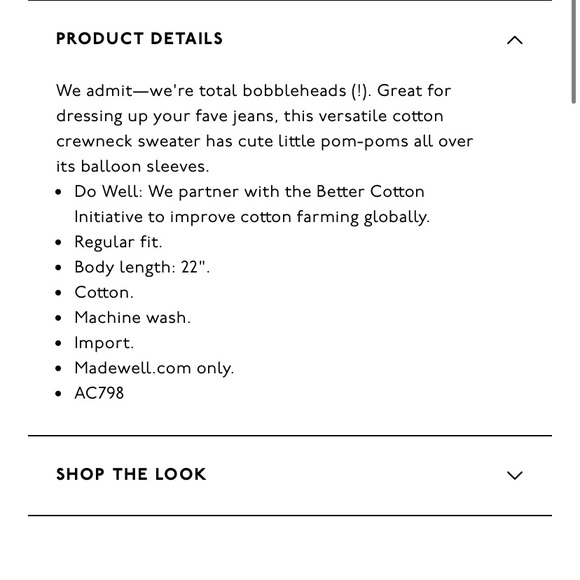 Madewell Bobble Pullover Sweater - Picture 5 of 5